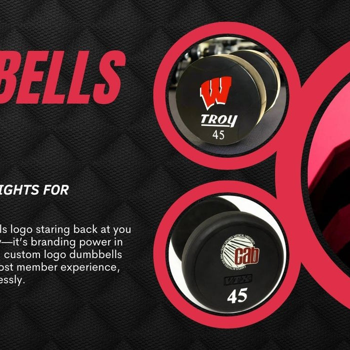 Dumbbells Logo - Custom Dumbbells Logo - Dumbbells Direct