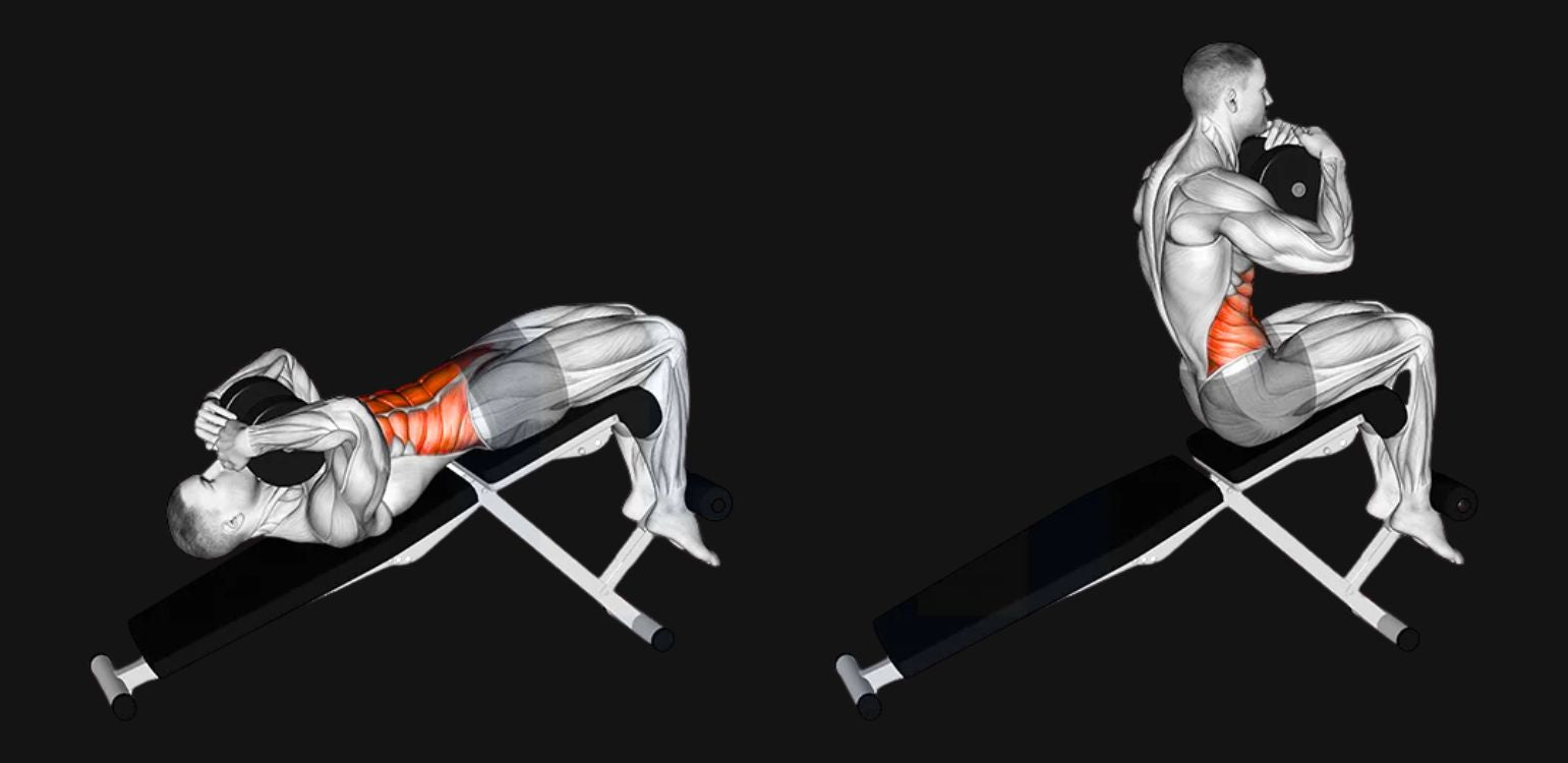 Weighted Decline Sit-Ups: Strengthen Your Core with Dumbbell Resistance