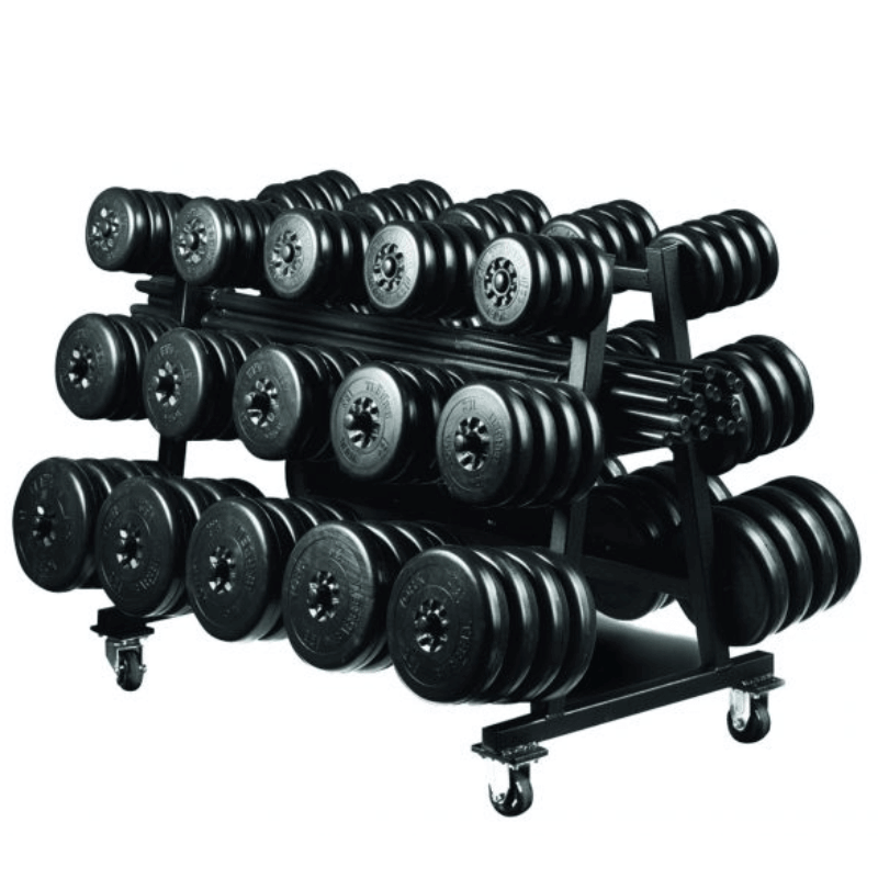 10170 YORK Aerobic Weight Set Club Pack (INCLUDES RACK - 69034)