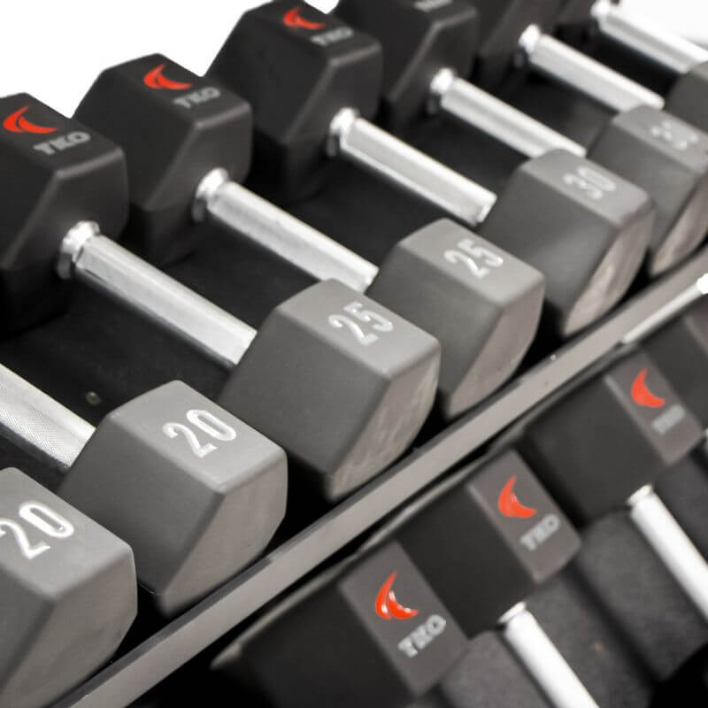 890HDR-B TKO  3-Tier Horizontal Dumbbell Rack (Holds 5-75lbs)