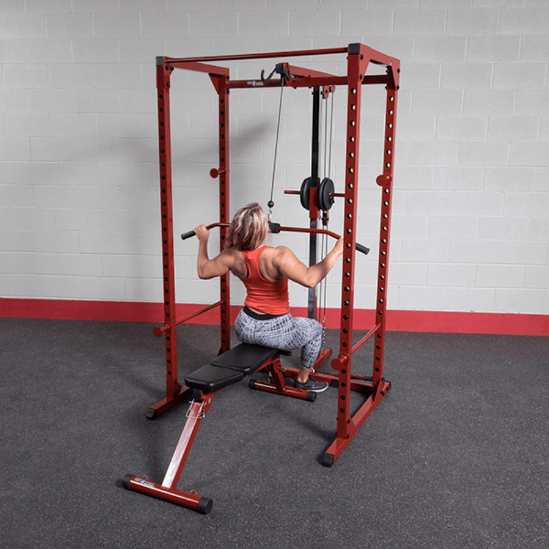 BFLA100  Body Solid Lat Attachment for BFPR100 Sample Exercise with Bench