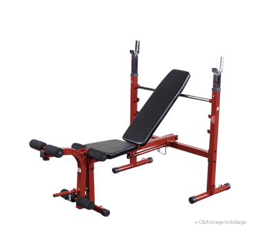 BFOB10   Body Solid Best Fitness Olympic Bench with Leg Developer Main