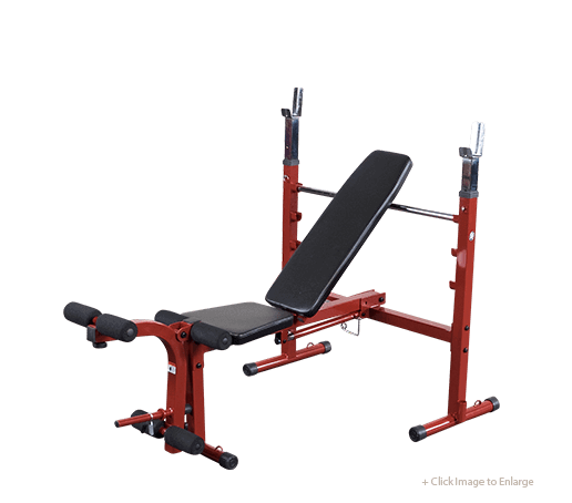 BFOB10   Body Solid Best Fitness Olympic Bench with Leg Developer Main