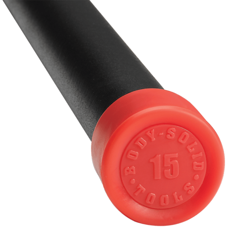 Body-Solid Tools Fitness Bar 15lb Red