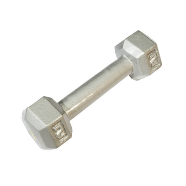 Body-Solid 2 lb Cast Iron Hex Dumbbells