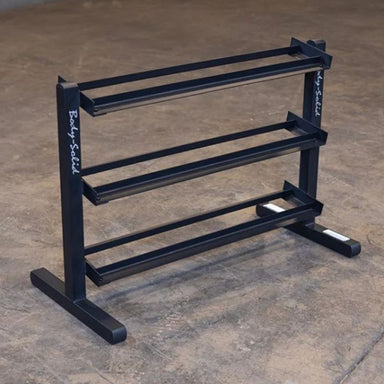 Body-Solid 3-Tier Dumbbell Rack - GDR363B Empty Dumbbell Rack Main Display