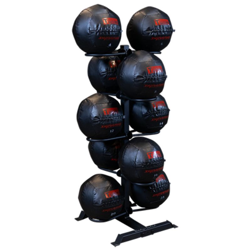 Body-Solid Ball Rack with 10 Dynamax Balls Package - GMR20-DYNAPACK with Dynamax Balls Set