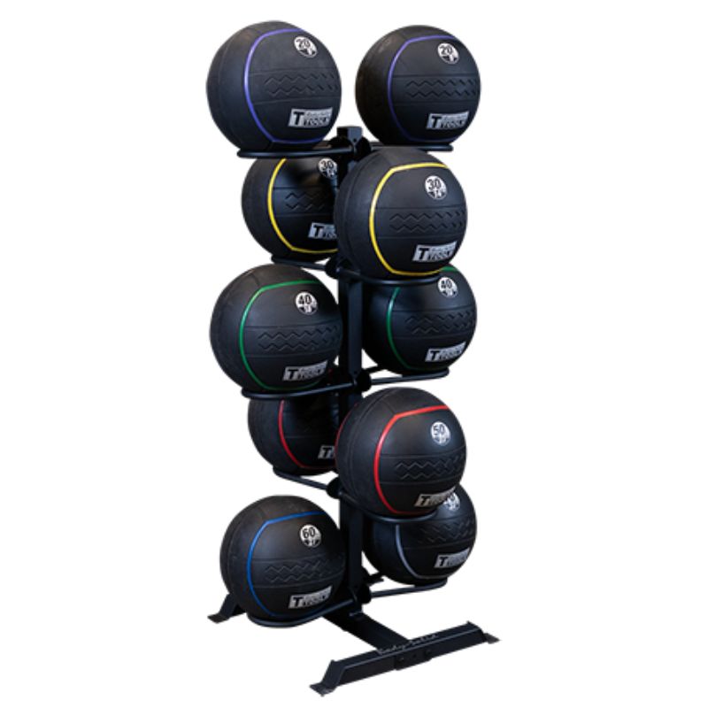 Body-Solid Ball Rack with 10 Heavy Rubber Balls Package - GMR20-RUBBERPACK Set with Heavy Rubber Balls