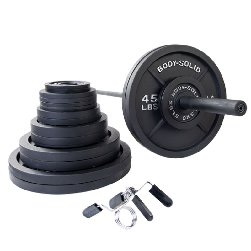 Body-Solid Cast Iron Olympic Weight Sets 400 lb olympic weight set