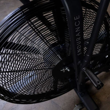 Body-Solid Endurance Fan Bike Black - FB300B Fan Details and Foot Resting