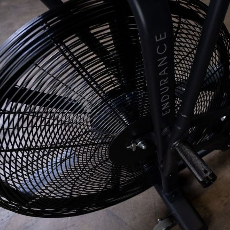 Body-Solid Endurance Fan Bike Black - FB300B Fan Details and Foot Resting