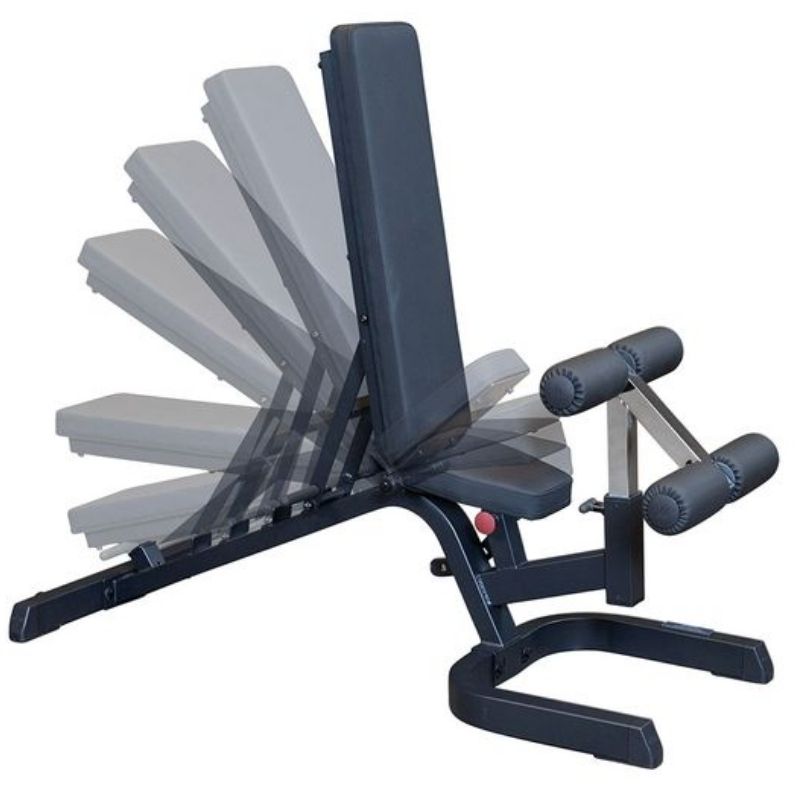 Body-Solid Heavy Duty Flat Incline Decline Bench - GFID71B Adjustable Position Demo