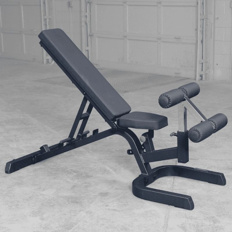 Body-Solid Heavy Duty Flat Incline Decline Bench - GFID71B Inclined Position