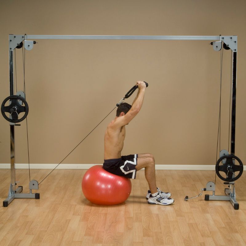 Body-Solid Powerline Cable Crossover Machine - PCCO90X Overhead Extension