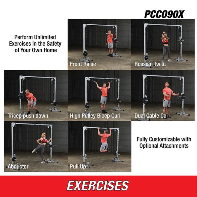 Body-Solid Powerline Cable Crossover Machine - PCCO90X Sample Exercise