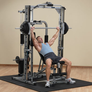 Body-Solid Powerline Smith Gym - PSM1442XS Incline Press Workout inside Gym