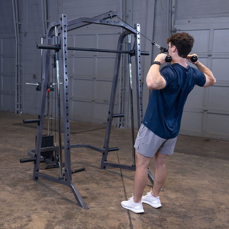 Body-Solid Powerline Smith Machine Package - PSM200P4 Rear Delt