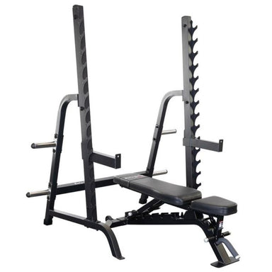 Body-Solid Pro Club Bench Rack Combo - SDIB370 Flat Bench