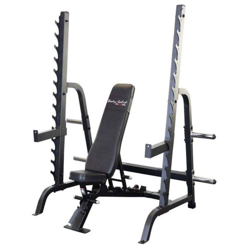 Body-Solid Pro Club Bench Rack Combo - SDIB370 Side View