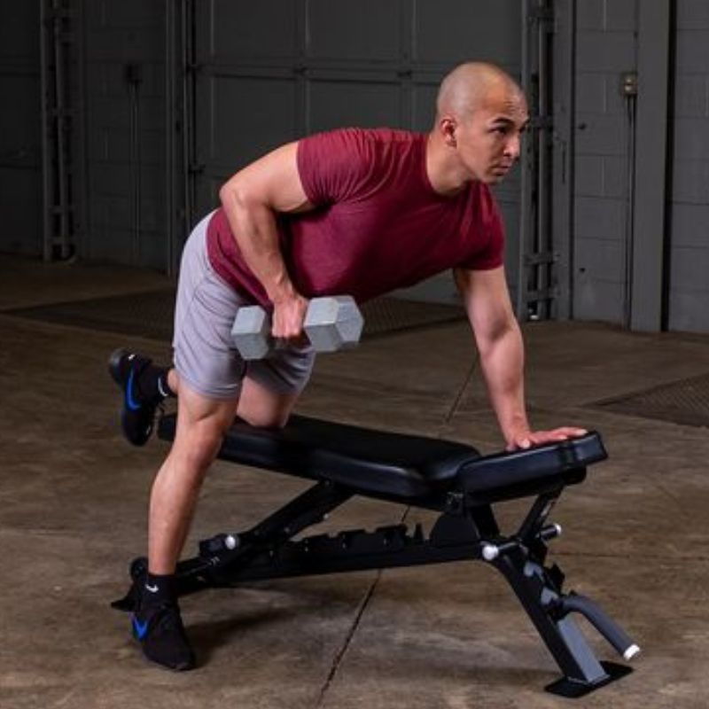 Body-Solid Pro Club Bench Rack Combo - SDIB370 Thick and Durable Padding