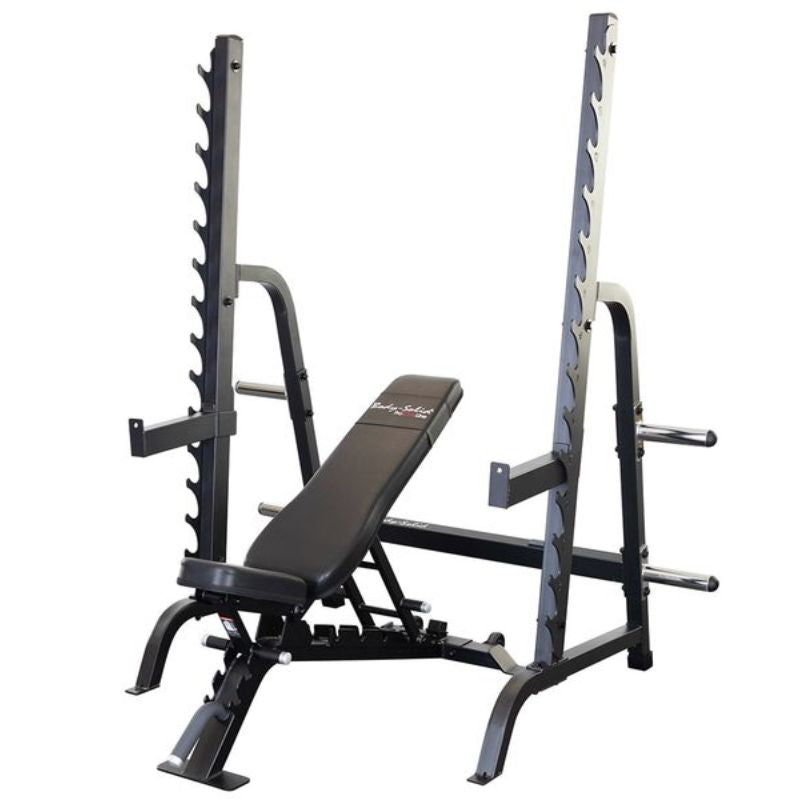 Body-Solid Pro Club Bench Rack Combo - SDIB370 Top View incline Bench