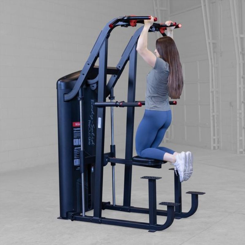 Body-Solid Pro ClubLine Series II Assisted Chin and Dip Machine - S2ACD Assisted Neutral Grip Pull ups