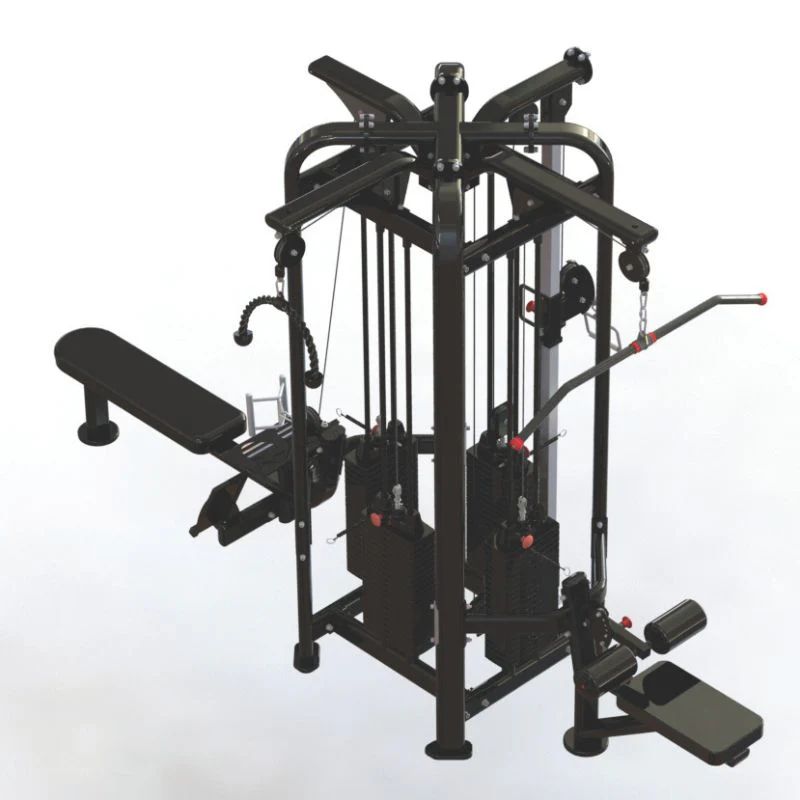 Body-Solid Pro Clubline SJG100 4-Stack Jungle Gym Top View