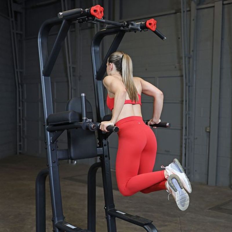 Body-Solid Pro Clubline Vertical Knee Raise - SVKR1000B Dips Exercise