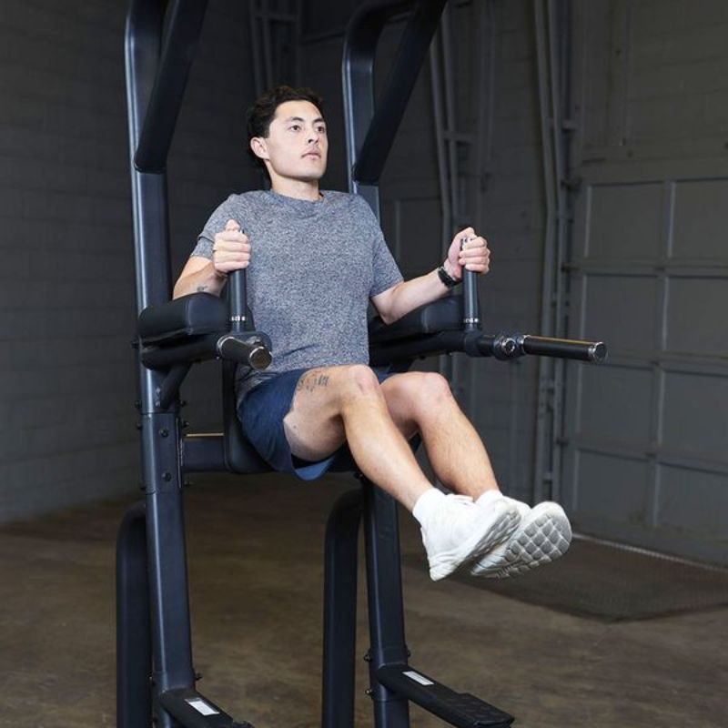 Body-Solid Pro Clubline Vertical Knee Raise - SVKR1000B Leg Raise Workout