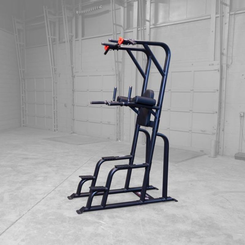 Body-Solid Pro Clubline Vertical Knee Raise - SVKR1000B Side View