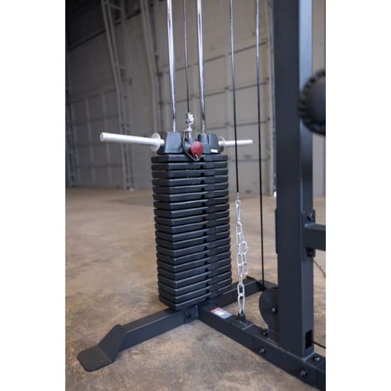 Body-Solid Pro Lat Machine - GLM85B Weight Stack