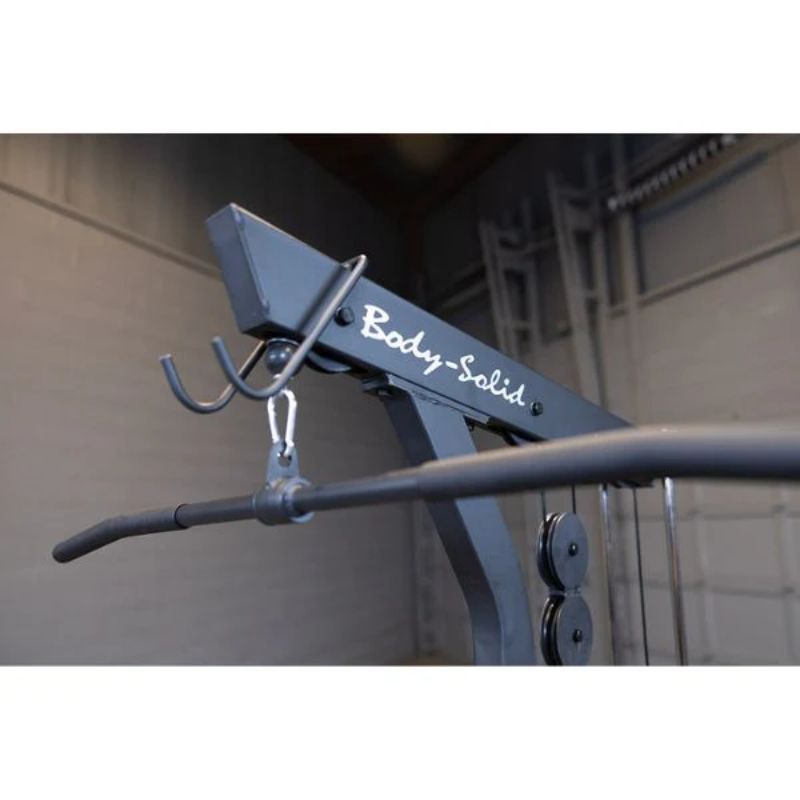 Body-Solid Pro Lat Machine - GLM85B with Lat Pulldown Details