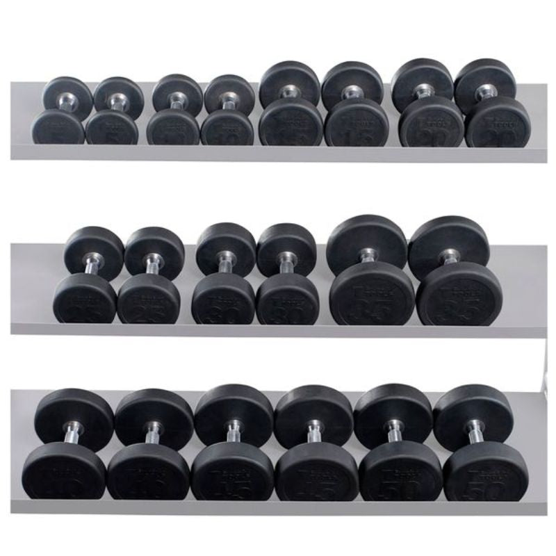 Body-Solid Round Rubber Coated Dumbbell Sets
