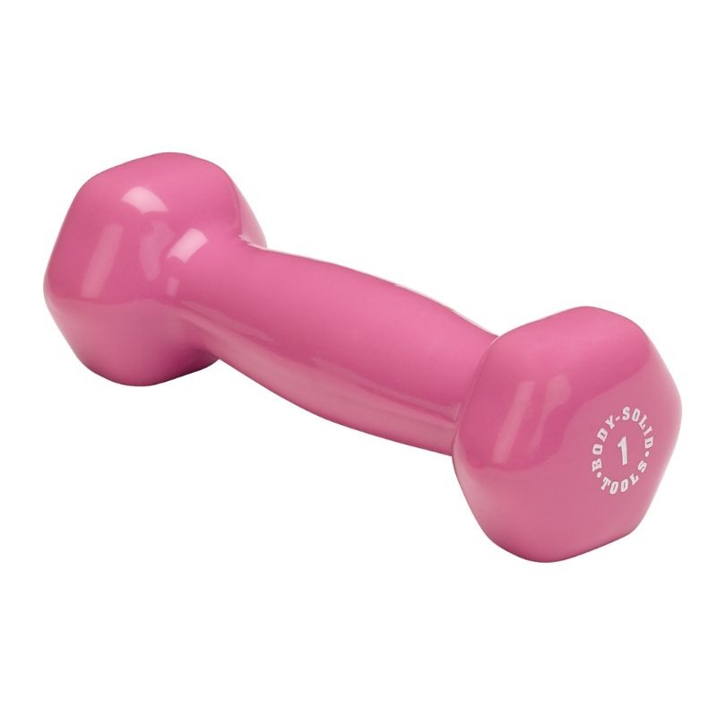 Body-Solid Tools Vinyl Dumbbells 1 lb Vinyl Dumbbell