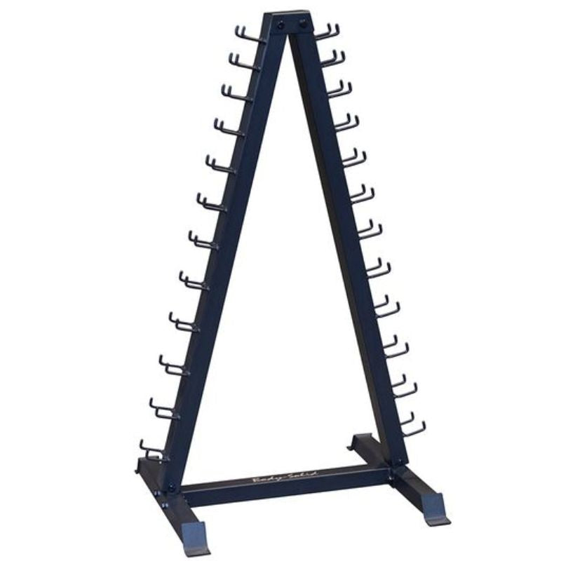Body-Solid Vinyl_Neoprene Dumbbell Rack - GDR24B Empty Dumbbell Rack