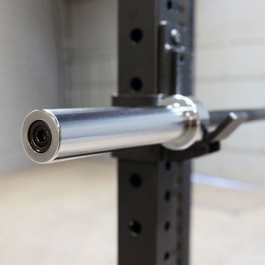 Body-Solid 6' Olympic Bar - Black Bar End Details