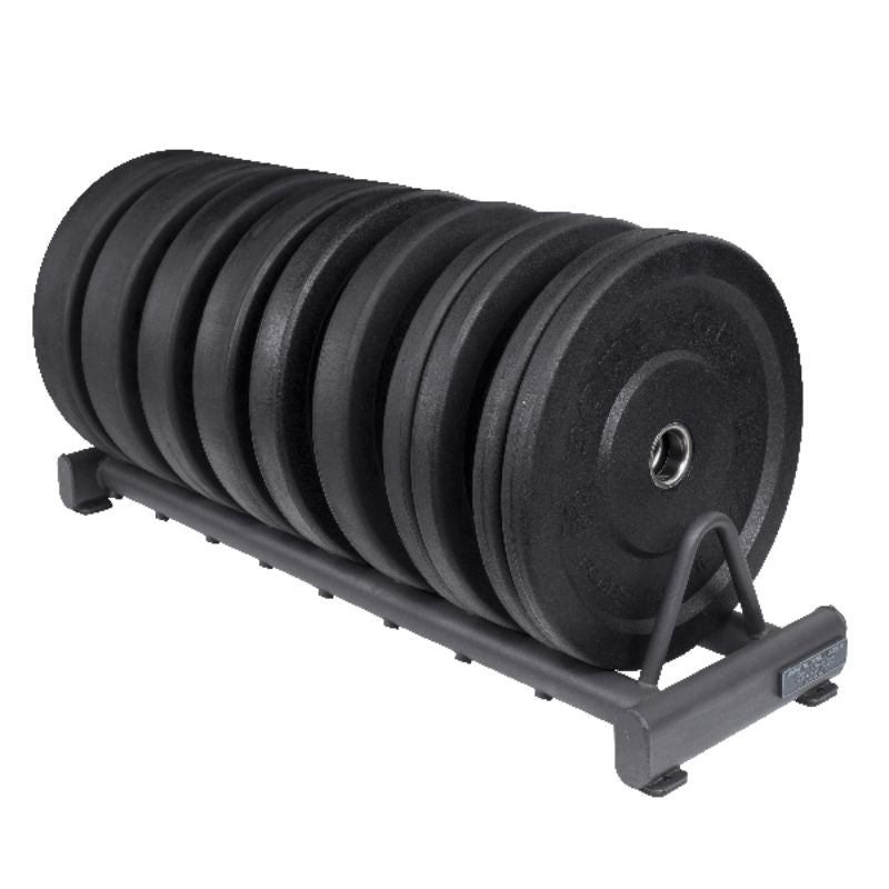Body-Solid Bumper Plate Rack - GBPR10 with OBPH Premium Bumper Plates