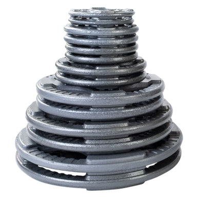 Body-Solid Cast Iron Grip Olympic Sets 255 lb Cast Iron Weight Set