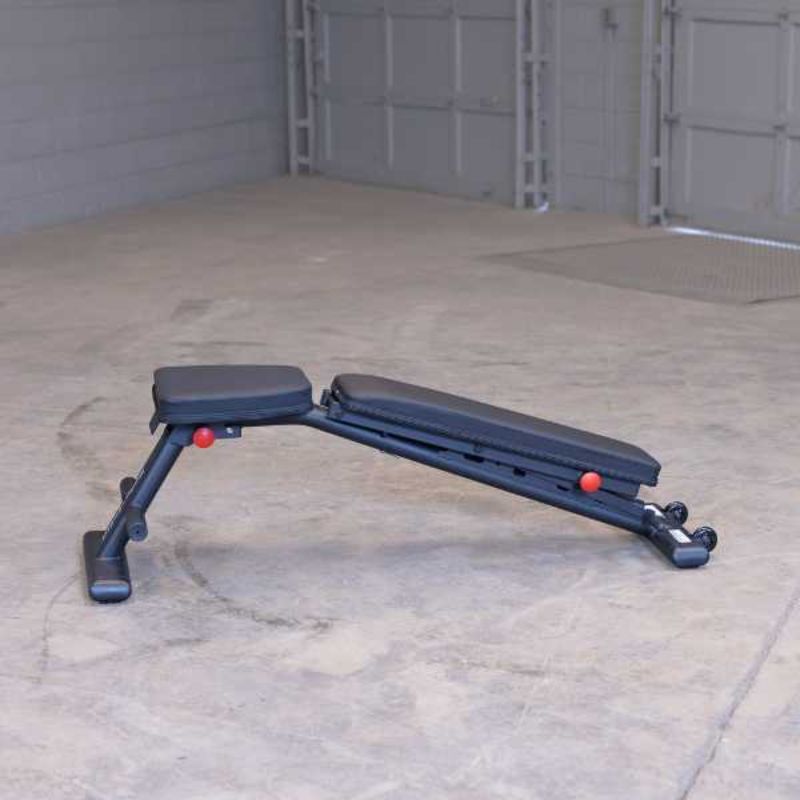 Body-Solid Commercial Folding Bench - GFID225B Adjustable Bench Demo