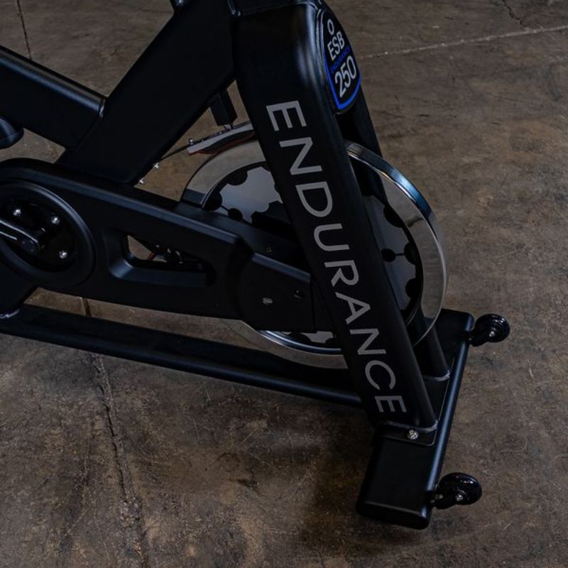 Body-Solid Endurance ESB250 Exercise Bike Gallery Fork and Spin Details