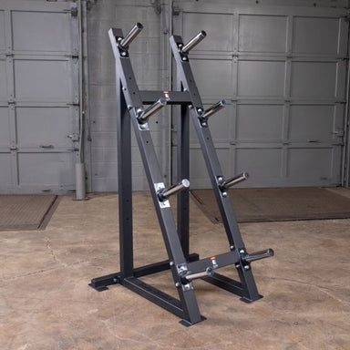 Body-Solid GWT76 High Capacity Olympic Plate Rack with 8 horns