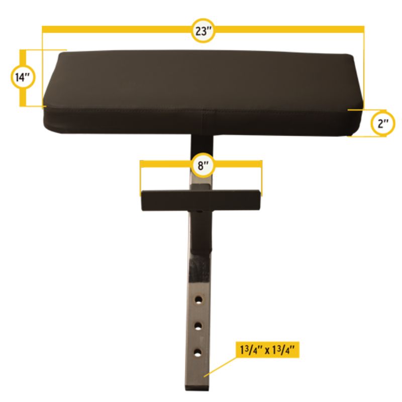 Body-Solid Leverage Flat Incline Decline Bench - GFID100B Preacher Curl Station Dimensions