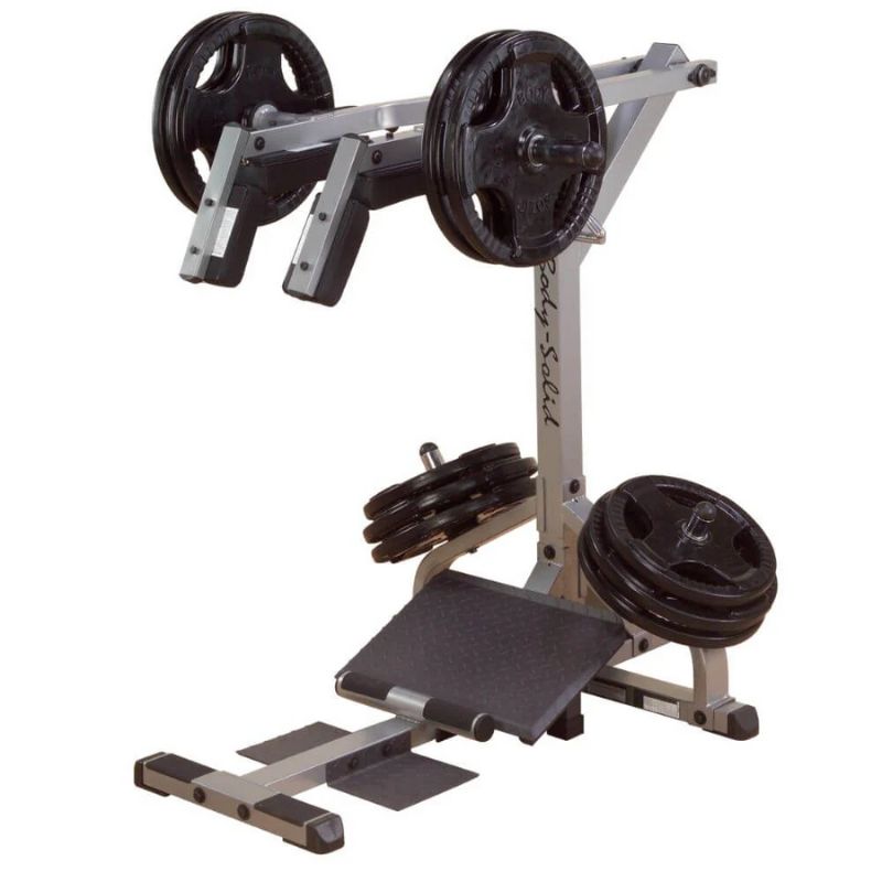 Body-Solid Leverage Squat Calf Machine - GSCL360B With Plates