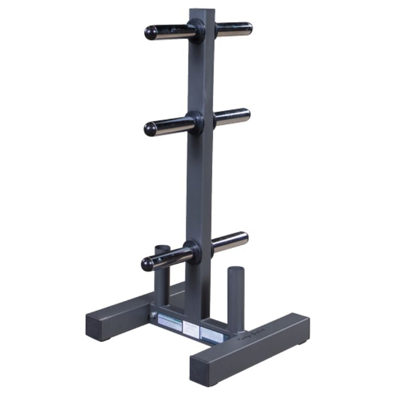 Body-Solid Olympic Plate Tree & Bar Holder - WT46 Empty Weight Plate Tree Main
