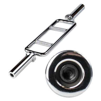 Body-Solid Olympic Triceps Bar Main Display with Endcap Details