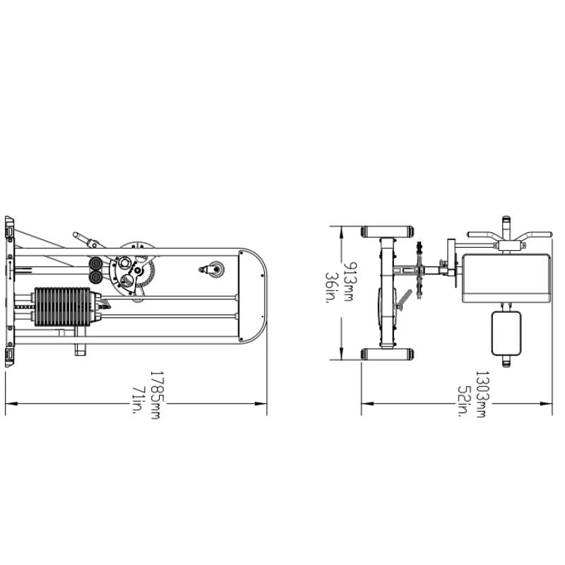 Body-Solid PRO-Select Biceps & Triceps Machine GCBT-STK Schematics