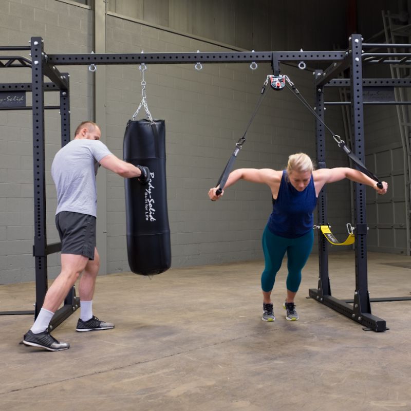 Body-Solid Power Rack Connecting Bar - SPRACB Workout 2