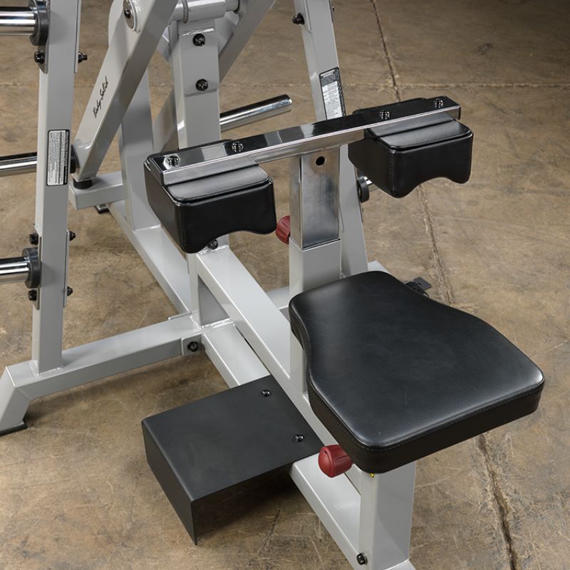 Body-Solid Pro ClubLine Leverage Lat Pulldown - LVLA Adjustable Leg hold Down Pads