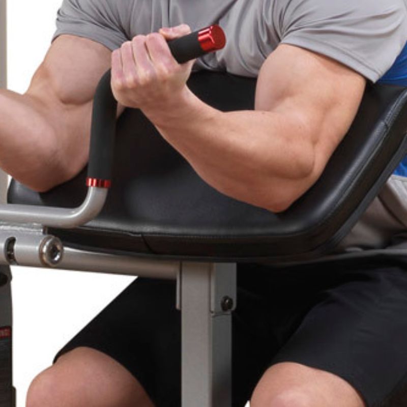Body-Solid Pro ClubLine Series II Arm Curl Machine - S2AC Contoured Arm Pad
