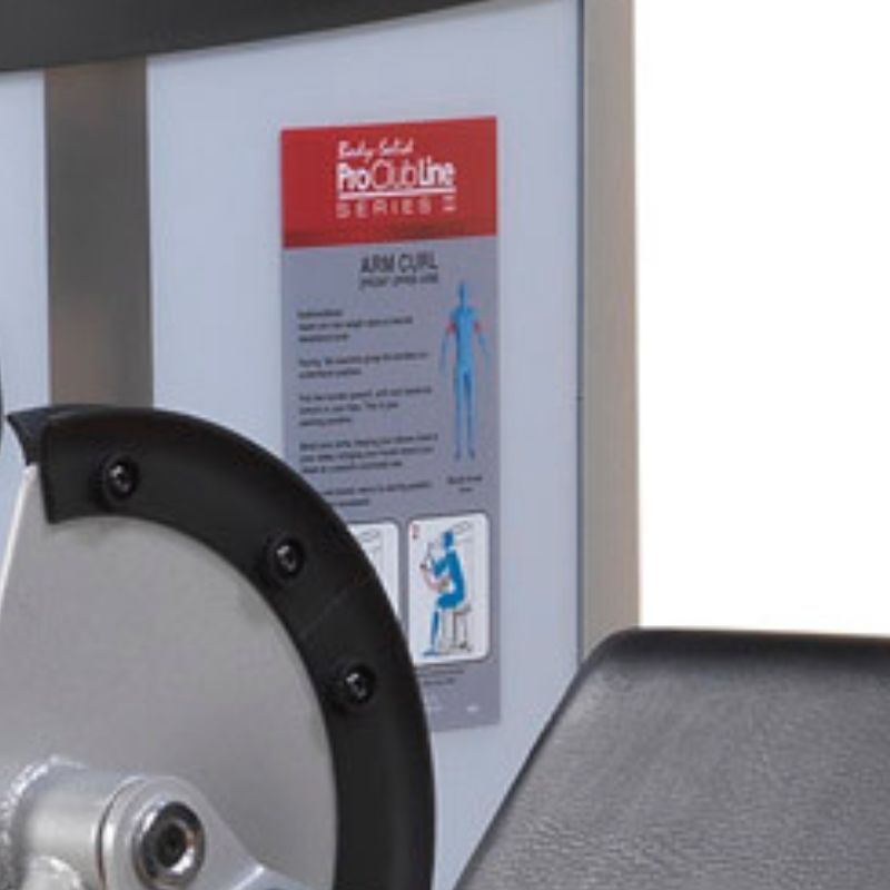 Body-Solid Pro ClubLine Series II Arm Curl Machine - S2AC Instructional Placard Included